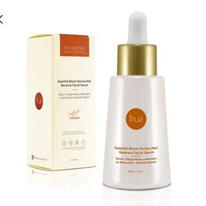True-OrgaNica Essential Bloom Bakuchiol Renewal Serum 1 oz Anti Aging Face $299